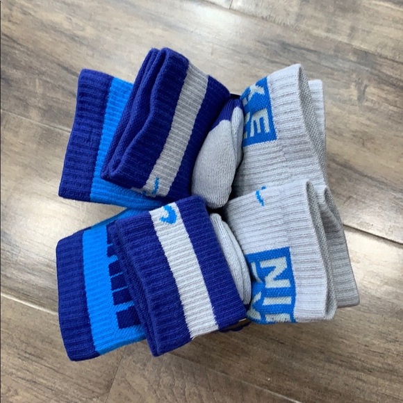 NIKE EVERYDAY CUSHIONED CREW SOCKS YTH 3Y-5Y - Picture 5 of 16